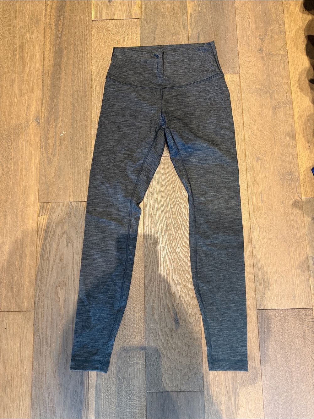 EUC Lululemon High-Rise Heather Charcoal Leggings for Women